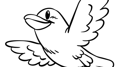 Cute Bird Coloring Pages