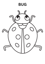 Cute Bug Coloring Pages