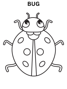 Cute Bug Coloring Pages