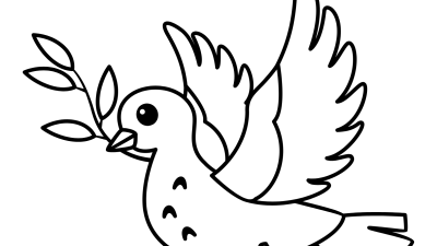 Kawaii Bird Coloring Pages