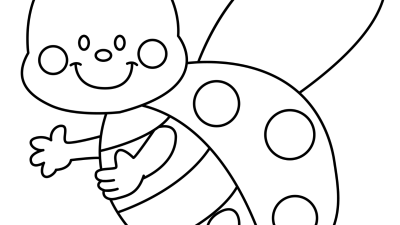 Kawaii Bug Coloring Pages