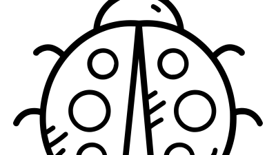 Simple Bug Coloring Pages