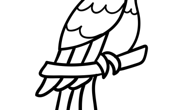 Tropical Bird Coloring Pages