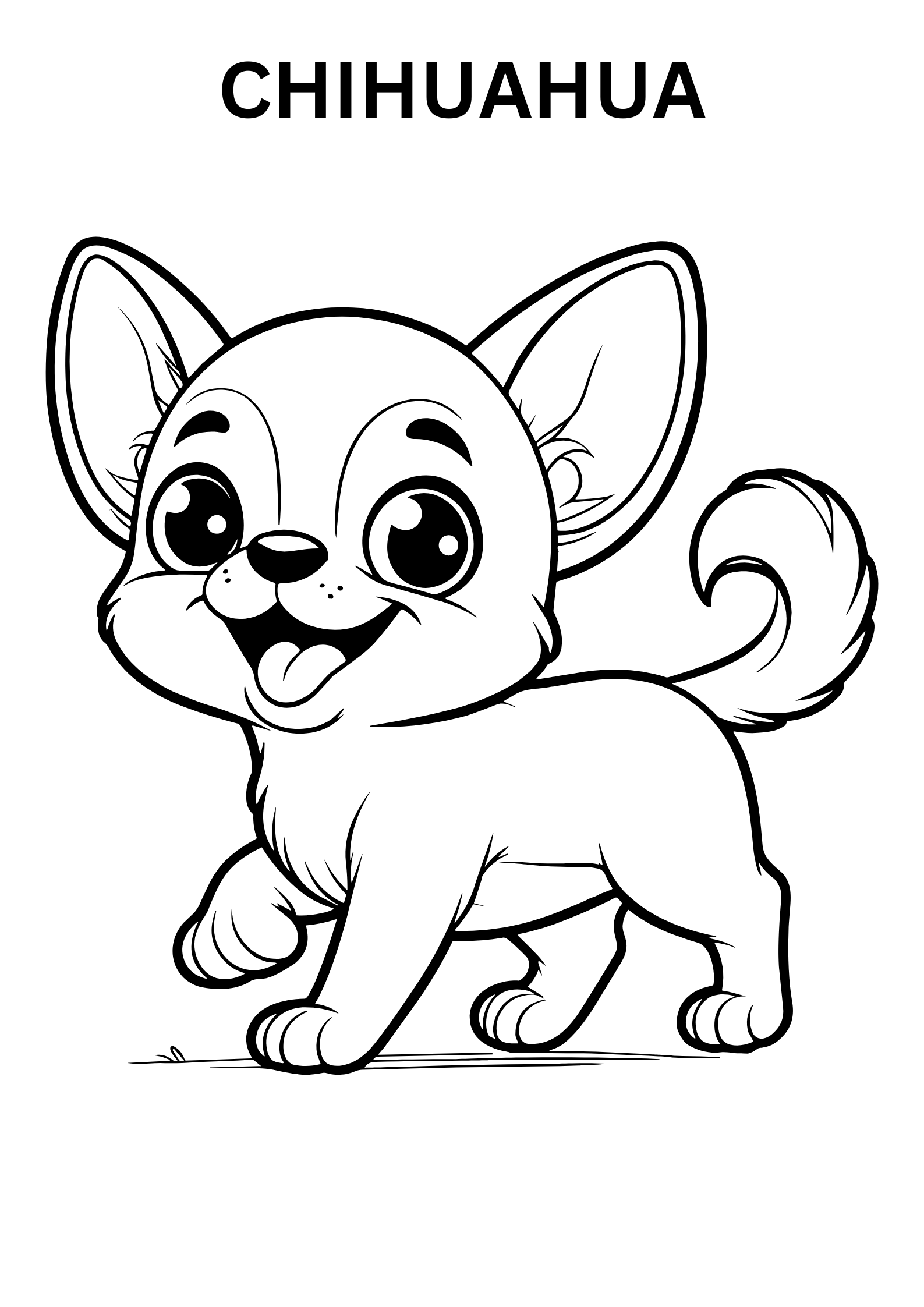 Baby chihuahua coloring pages